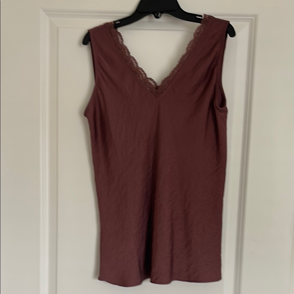 Maurice’s Lace Trim V-Neck